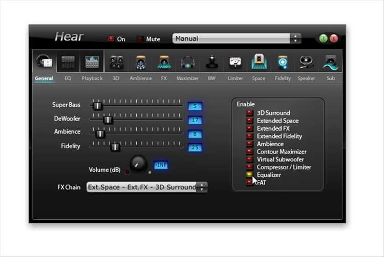 Hear 131 для ПК на Windows - улучшение звука на вашем ПК