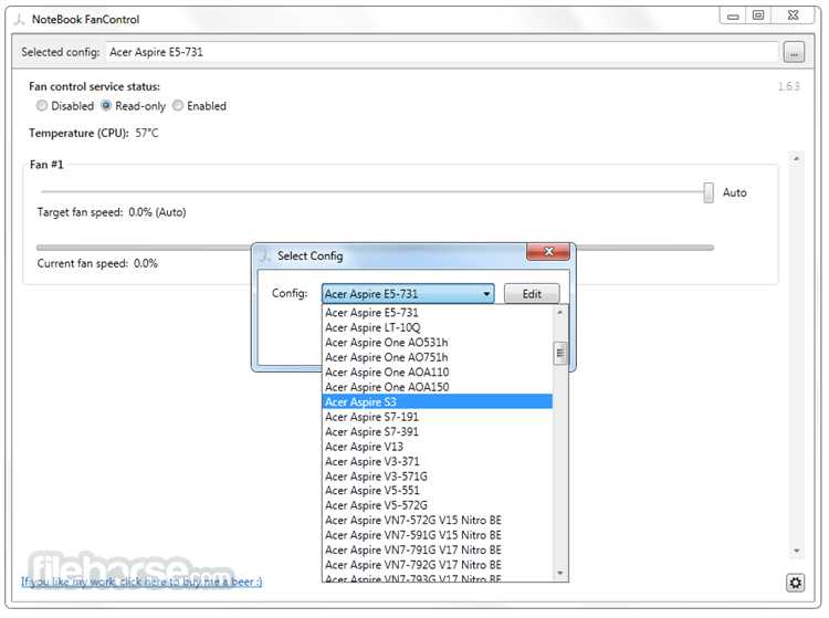 Скачайте бесплатно Notebook FanControl 163 для вашего ноутбука