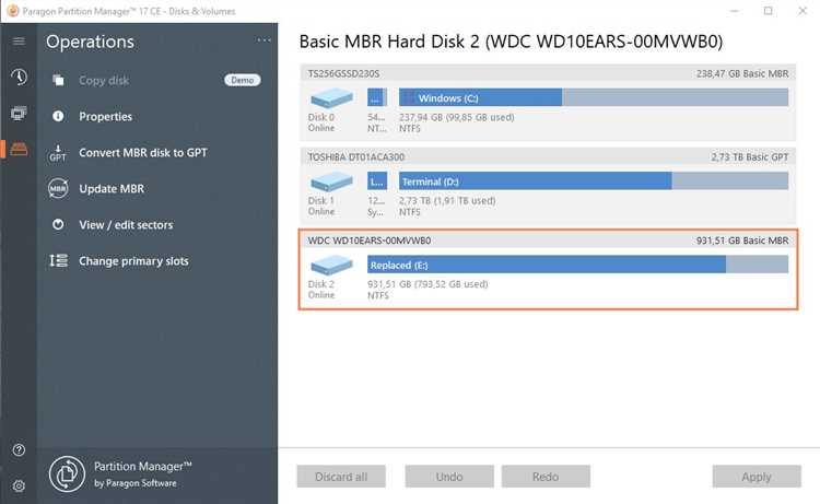 Преимущества использования Paragon Partition Manager 17.9.1 CE